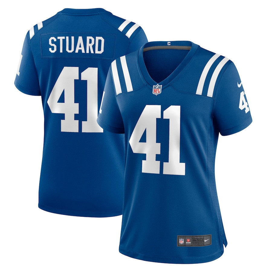 Grant Stuard 41 Indianapolis Colts Women's Game Jersey - Royal JS7996 Saliibo