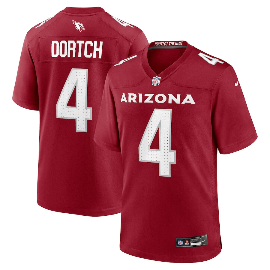 Greg Dortch 4 Arizona Cardinals Team Game Men Jersey - Cardinal JS7773 Saliibo