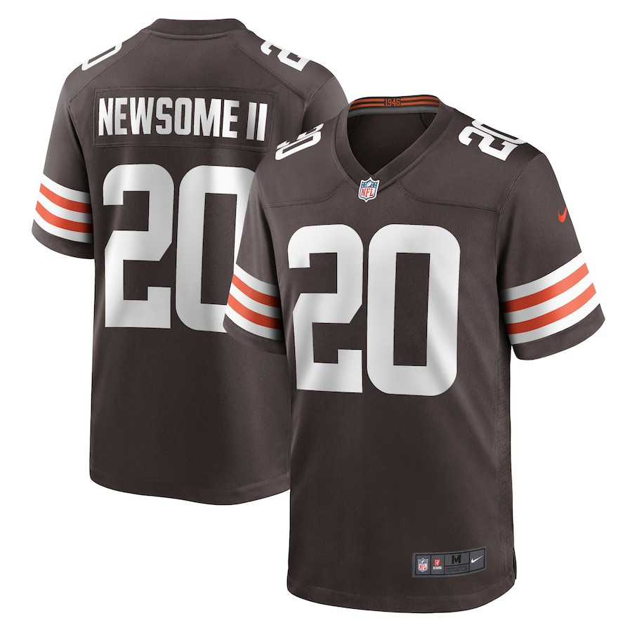 Gregory Newsome II 20 Cleveland Browns Men Game Jersey - Brown JS1262 Saliibo