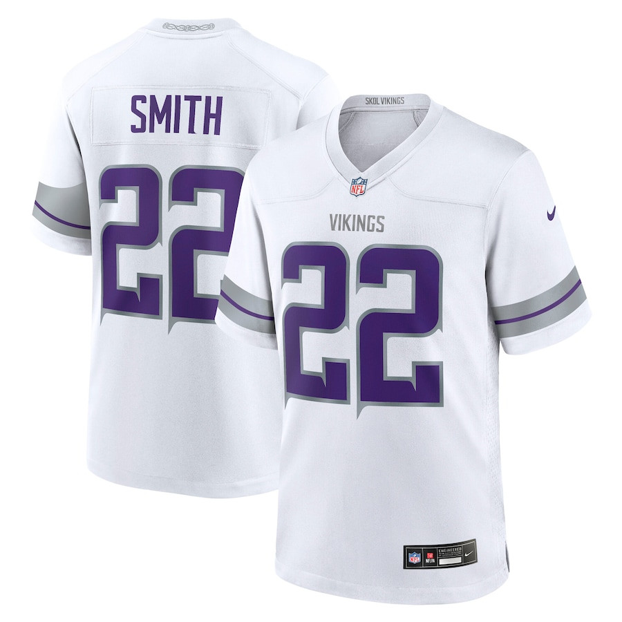 Harrison Smith 22 Minnesota Vikings Alternate Game Men Jersey - White JS1440 Saliibo
