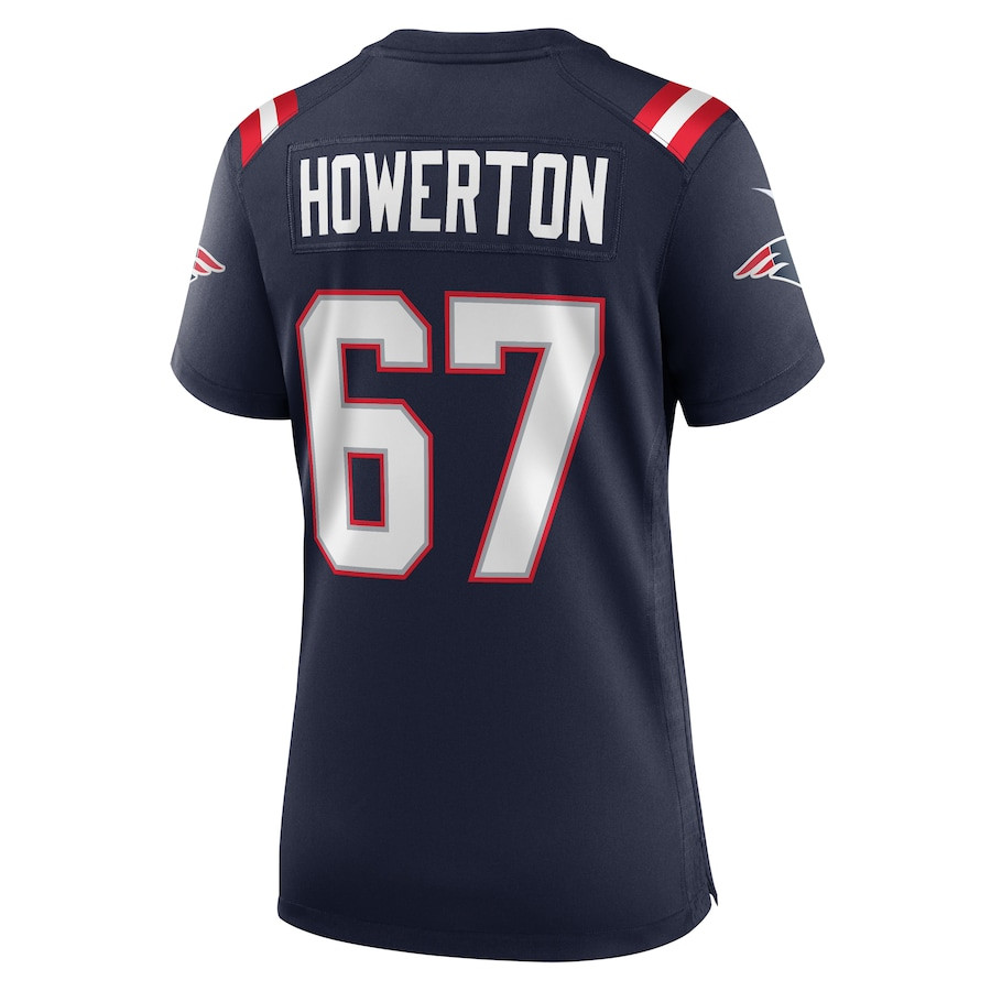 Hayden Howerton 67 New England Patriots Women Home Game Jersey - Navy JS8934 Saliibo - Image 3
