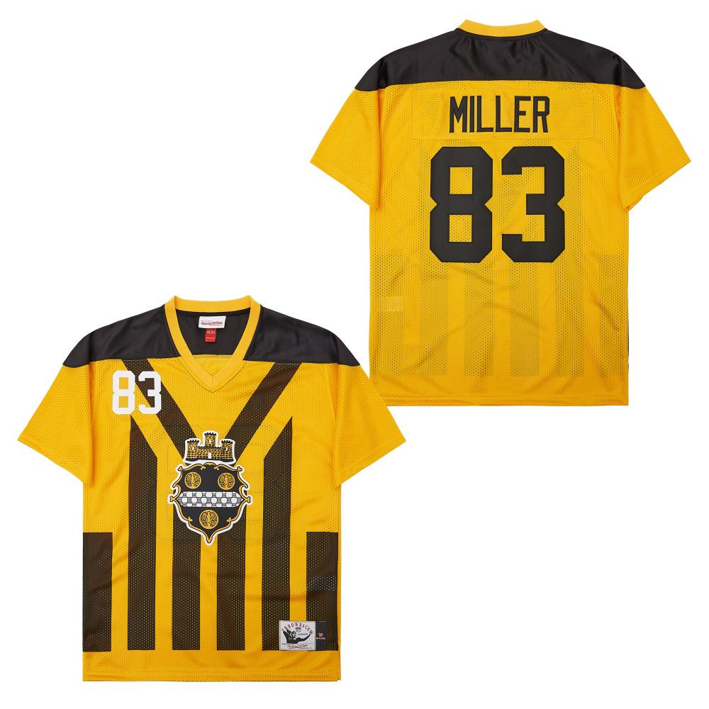 Heath Miller 83 Pittsburgh Steelers Retro Throwback Legacy Men Jersey - Black/Yellow JS7606 Saliibo