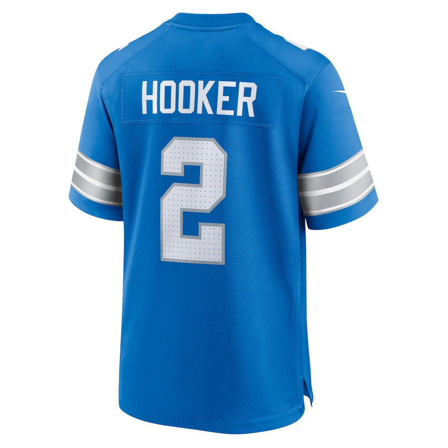 Hendon Hooker #2 Detroit Lions Super Bowl LIX YOUTH Jersey - Blue JS1179 Saliibo - Image 3