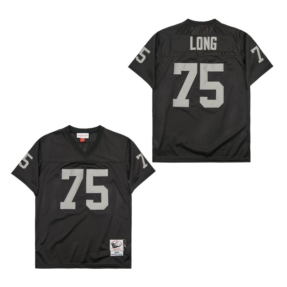 Howie Long 75 Las Vegas Raiders Throwback Men Jersey - Black JS7843 Saliibo