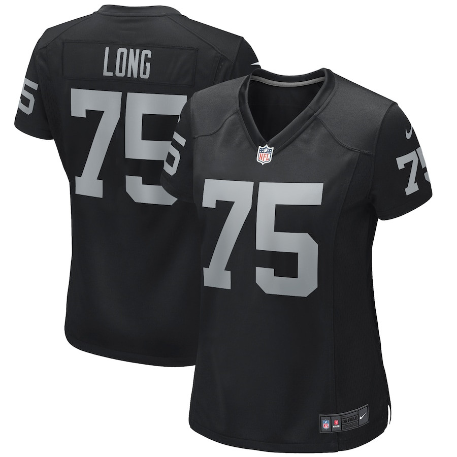 Howie Long 75 Las Vegas Raiders Women Game Retired Jersey - Black JS7845 Saliibo