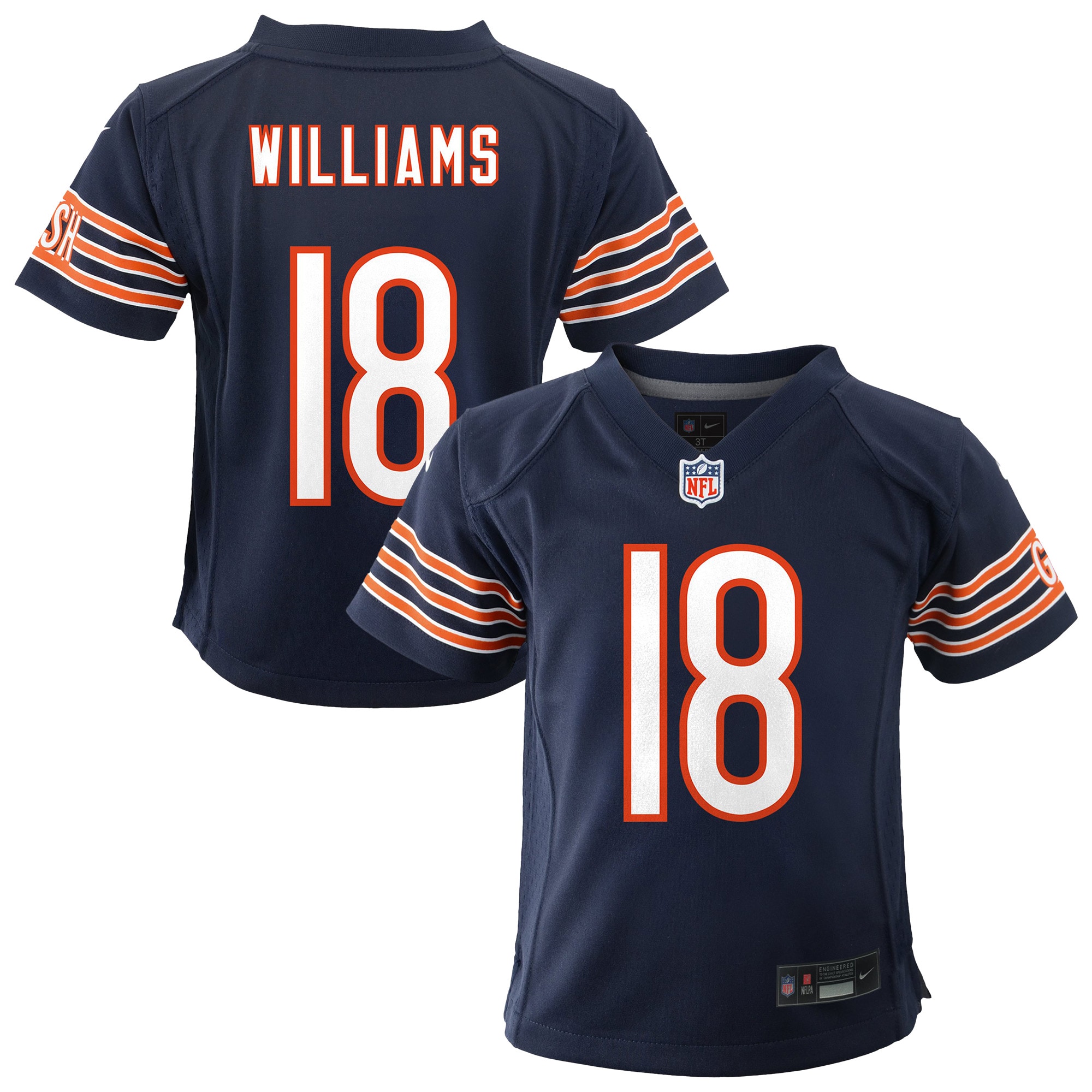 Infant Chicago Bears Caleb Williams Navy Team Player Game Jersey JS9628 Saliibo