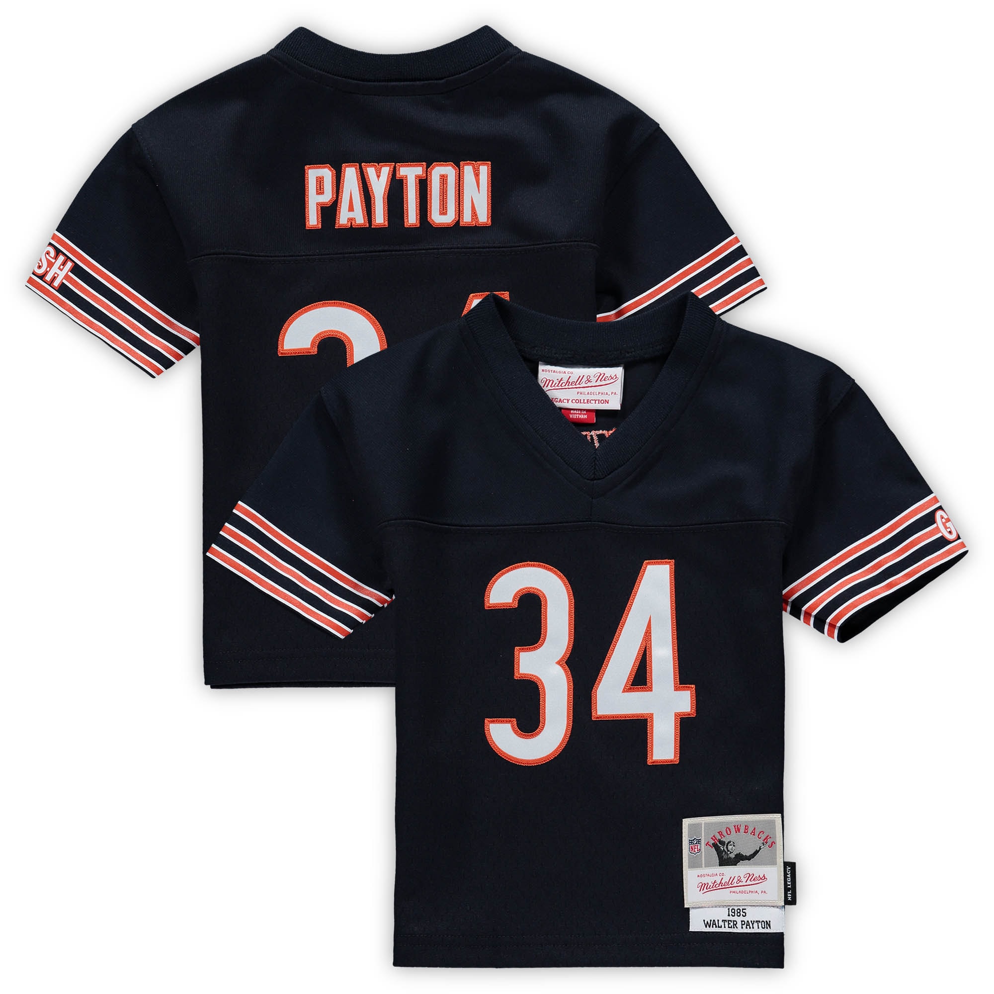 Infant Chicago Bears Walter Payton Mitchell & Ness Navy 1985 Retired Legacy Jersey JS6733 Saliibo