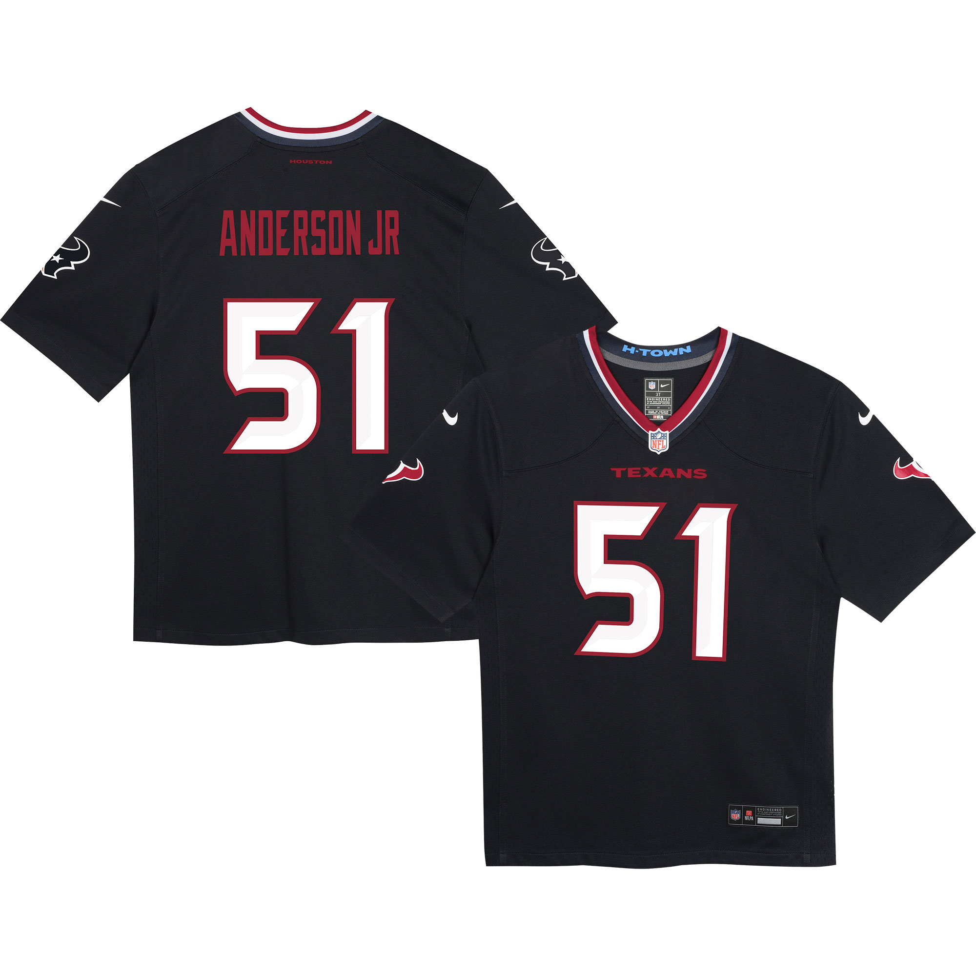 Infant Houston Texans Will Anderson Jr. Navy Game Jersey JS7112 Saliibo
