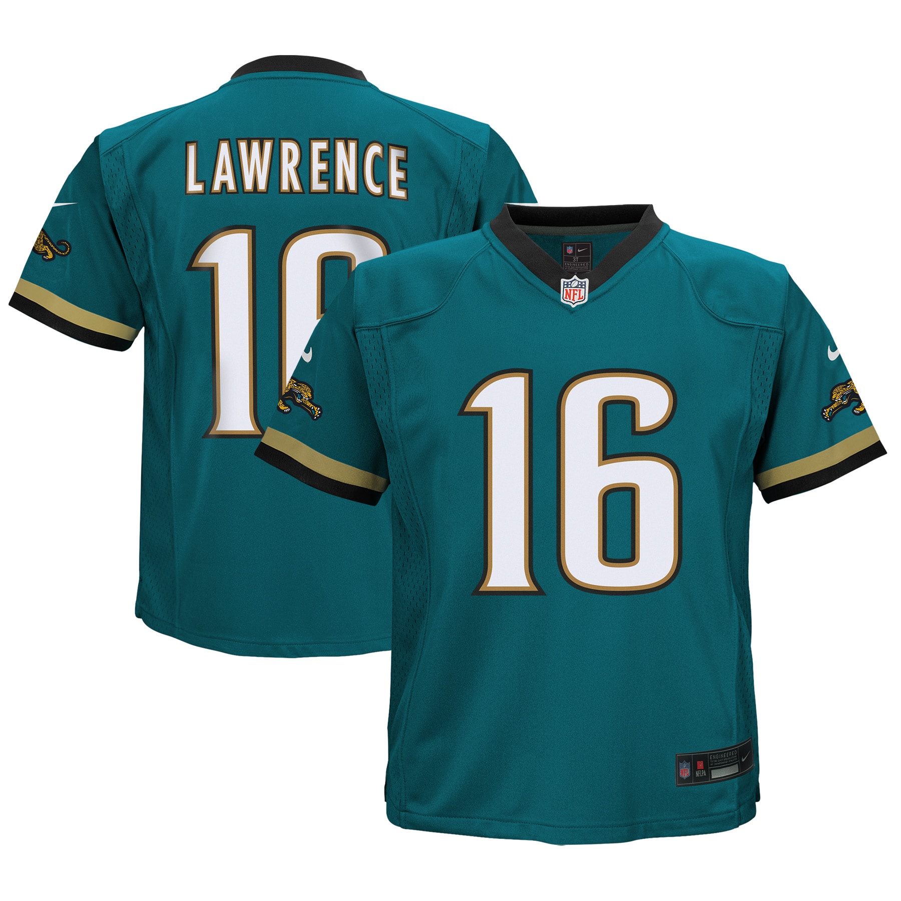 Infant Jacksonville Jaguars Trevor Lawrence Teal Prowler Throwback Player Game Jersey JS3679 Saliibo