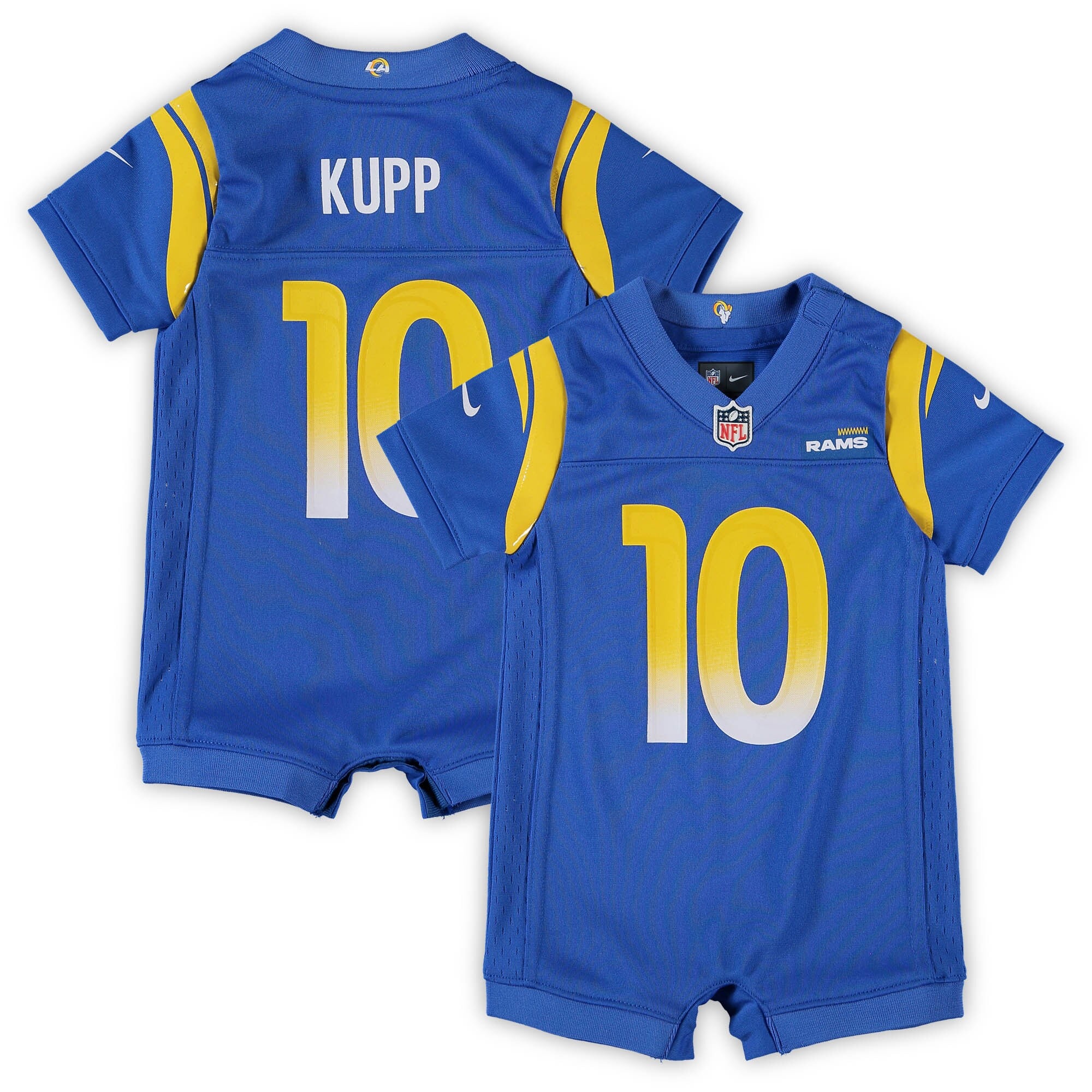 Infant Los Angeles Rams Cooper Kupp Royal Game Romper Jersey JS6992 Saliibo