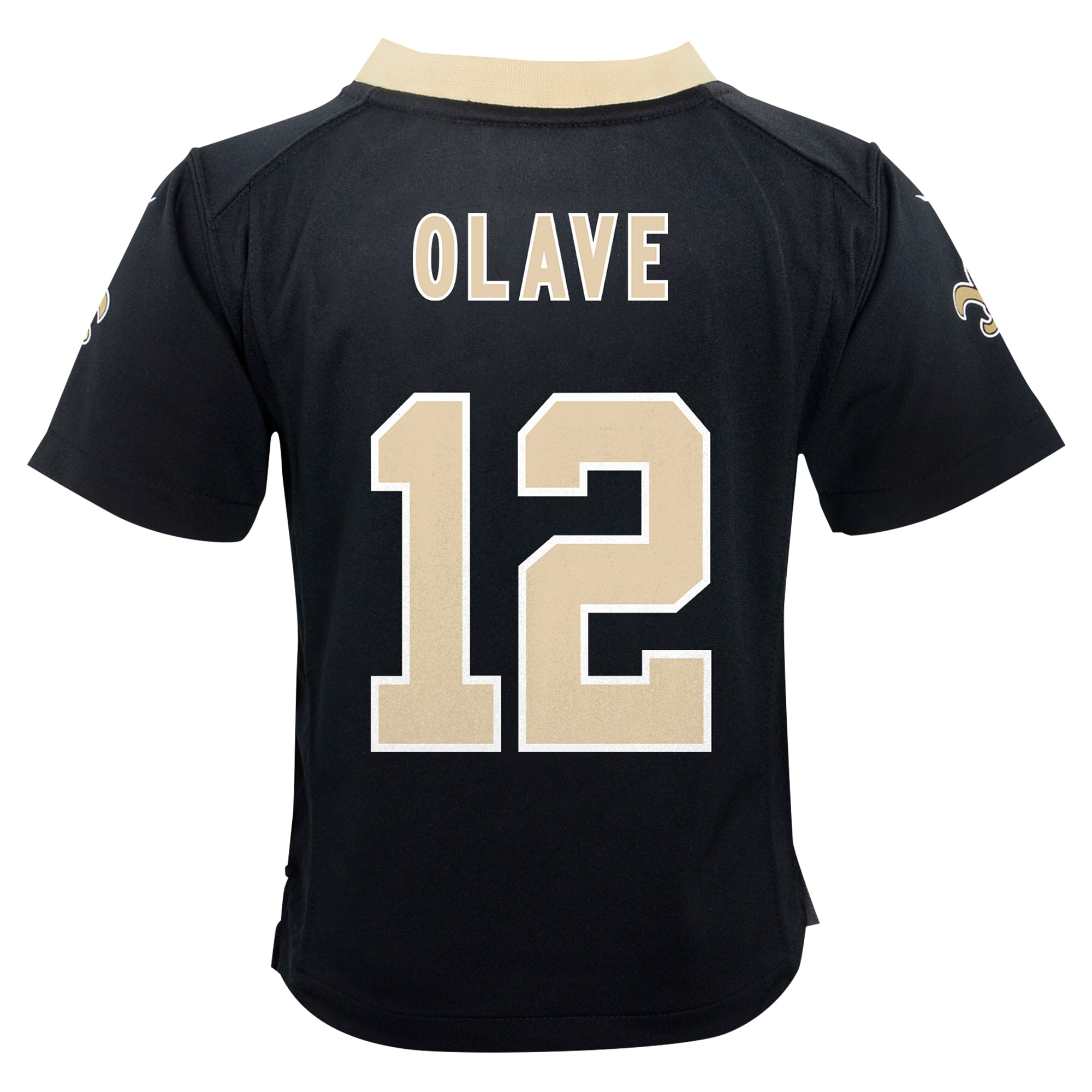 Infant New Orleans Saints Chris Olave Black Team Player Game Jersey JS6376 Saliibo - Image 3