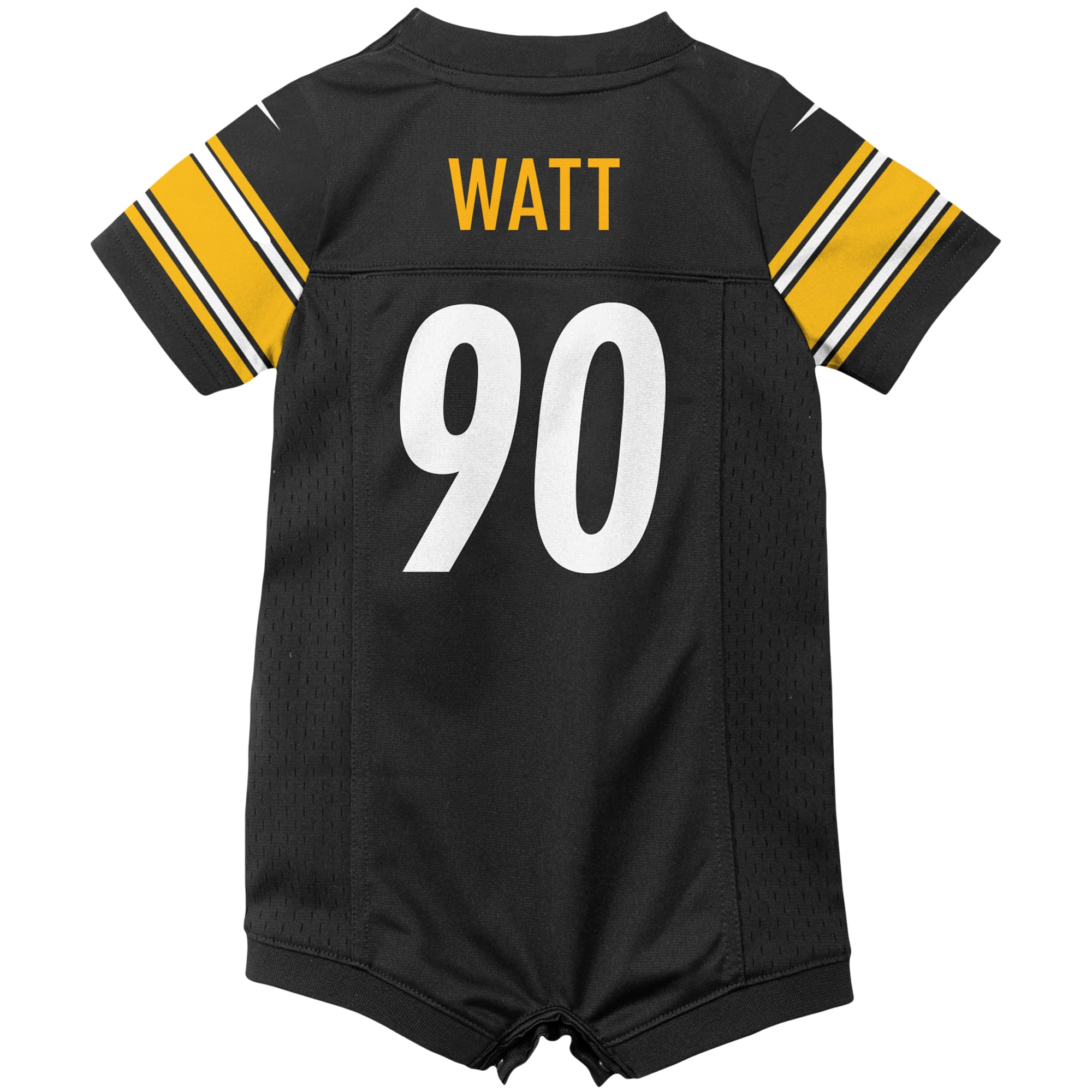 Infant Pittsburgh Steelers T.J. Watt Black Game Romper Jersey JS2787 Saliibo - Image 3