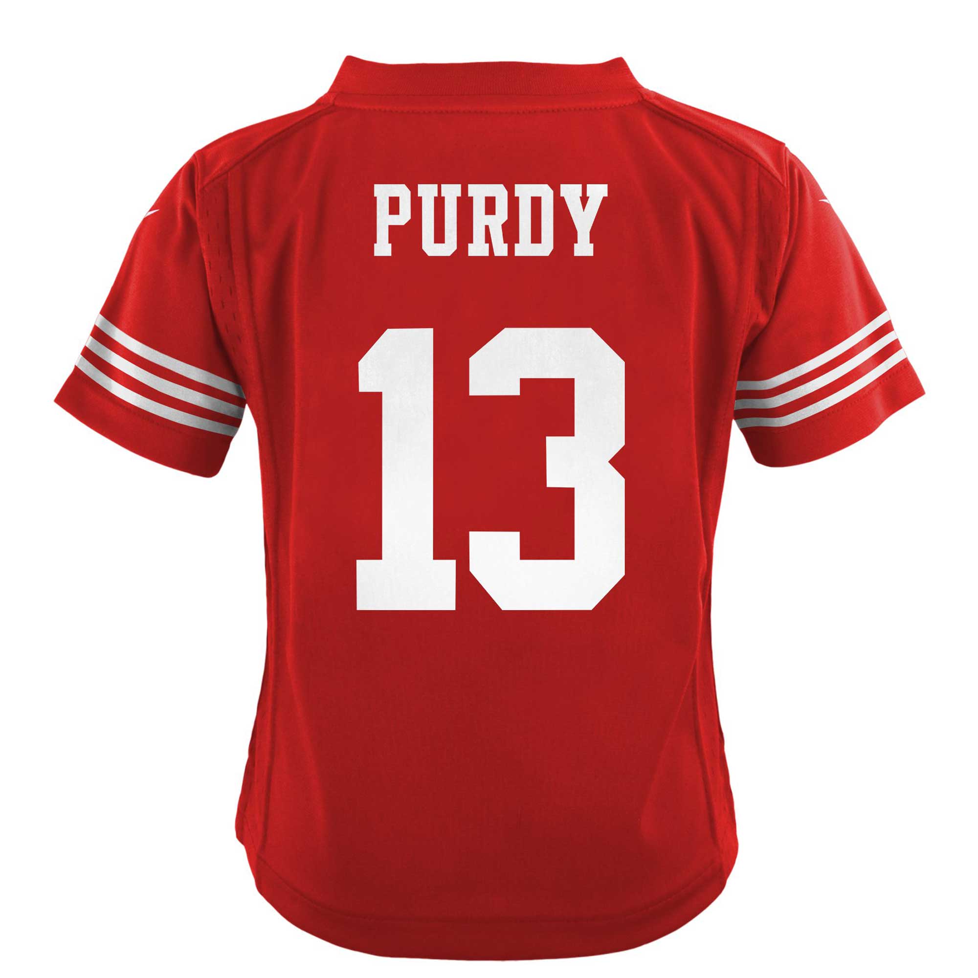 Infant San Francisco 49ers Brock Purdy Scarlet Team Player Game Jersey JS8558 Saliibo - Image 3