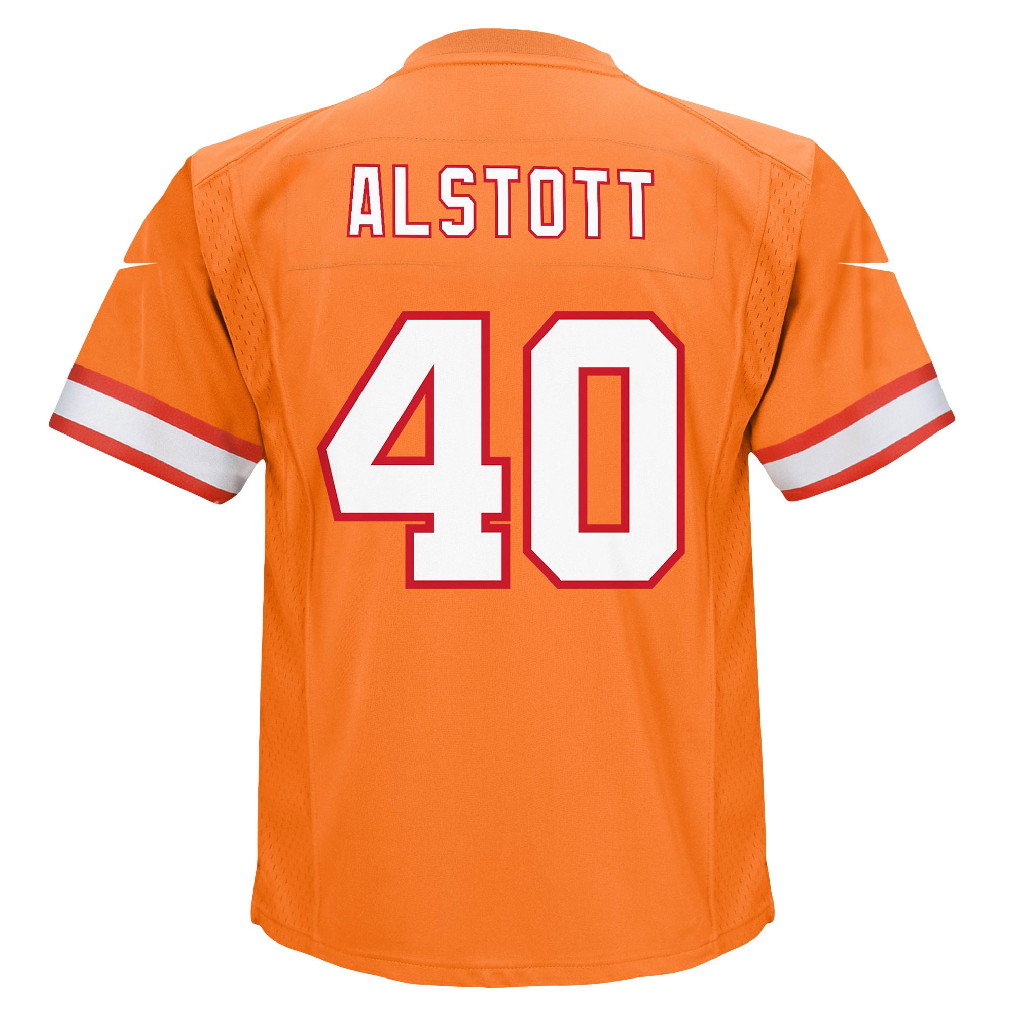 Infant Tampa Bay Buccaneers Mike Alstott Orange Retired Player Game Jersey JS3167 Saliibo - Image 3