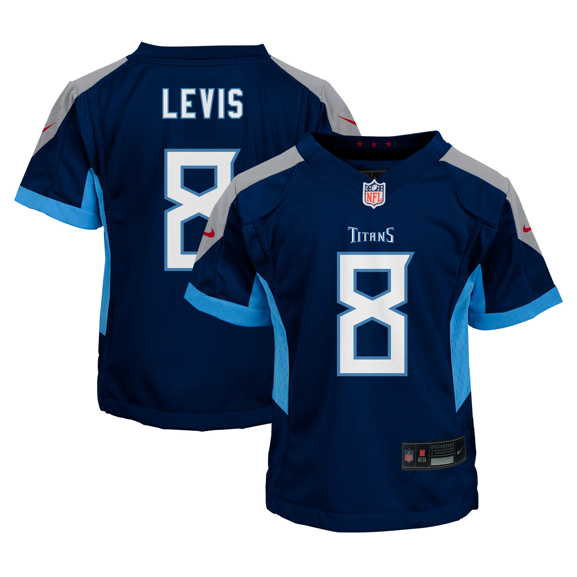 Infant Tennessee Titans Will Levis Navy Game Jersey JS5702 Saliibo