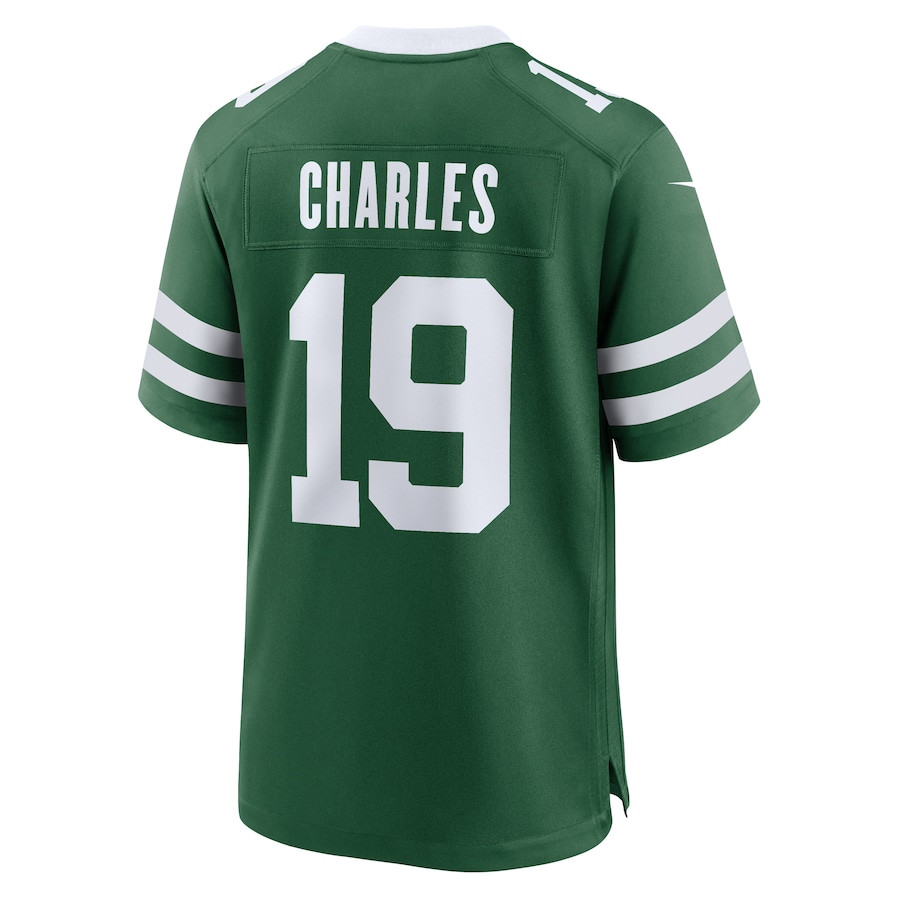Irvin Charles 19 New York Jets Team Game Men Jersey - Legacy Green JS3532 Saliibo - Image 3