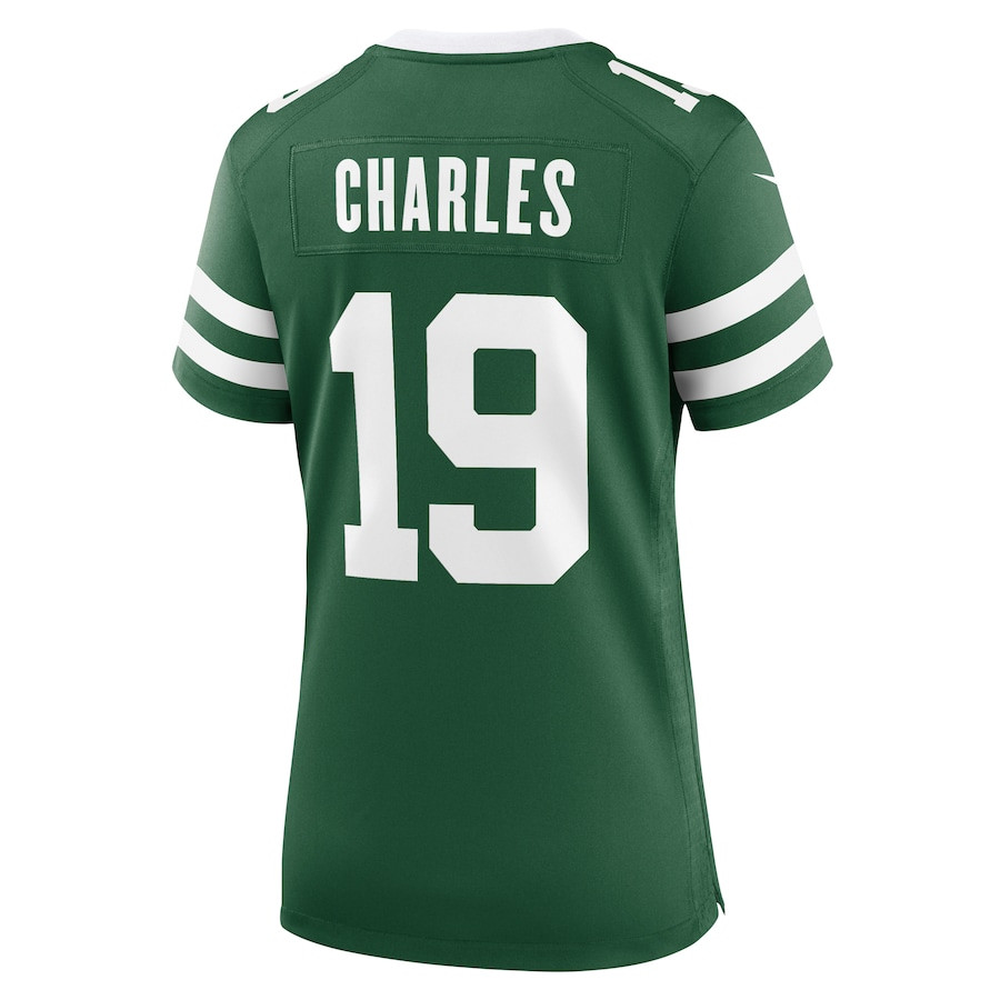 Irvin Charles 19 New York Jets Women's Team Game Jersey - Legacy Green JS6936 Saliibo - Image 3