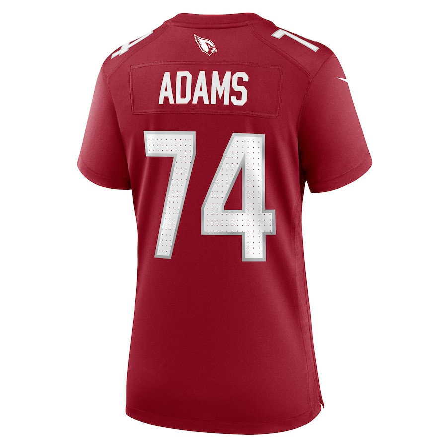 Isaiah Adams 74 Arizona Cardinals Women's Game Jersey - Cardinal JS9142 Saliibo - Image 3