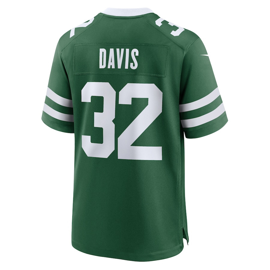 Isaiah Davis 32 New York Jets Team Game Men Jersey - Legacy Green JS2614 Saliibo - Image 3