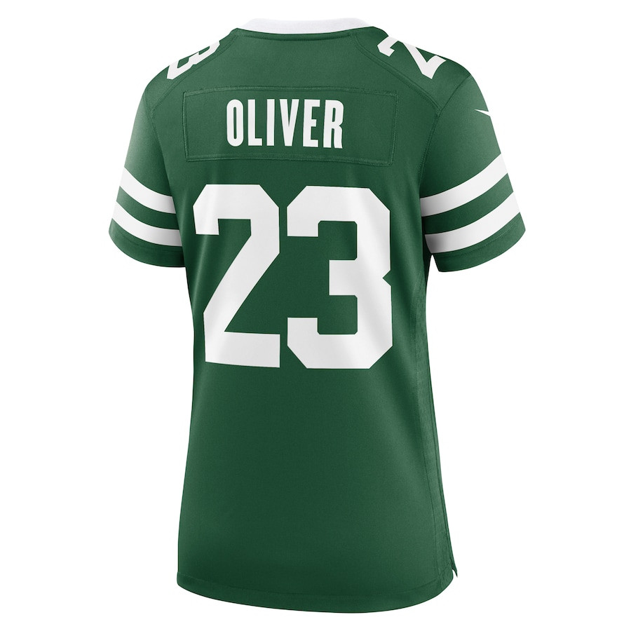 Isaiah Oliver 23 New York Jets Women's Team Game Jersey - Legacy Green JS5755 Saliibo - Image 3
