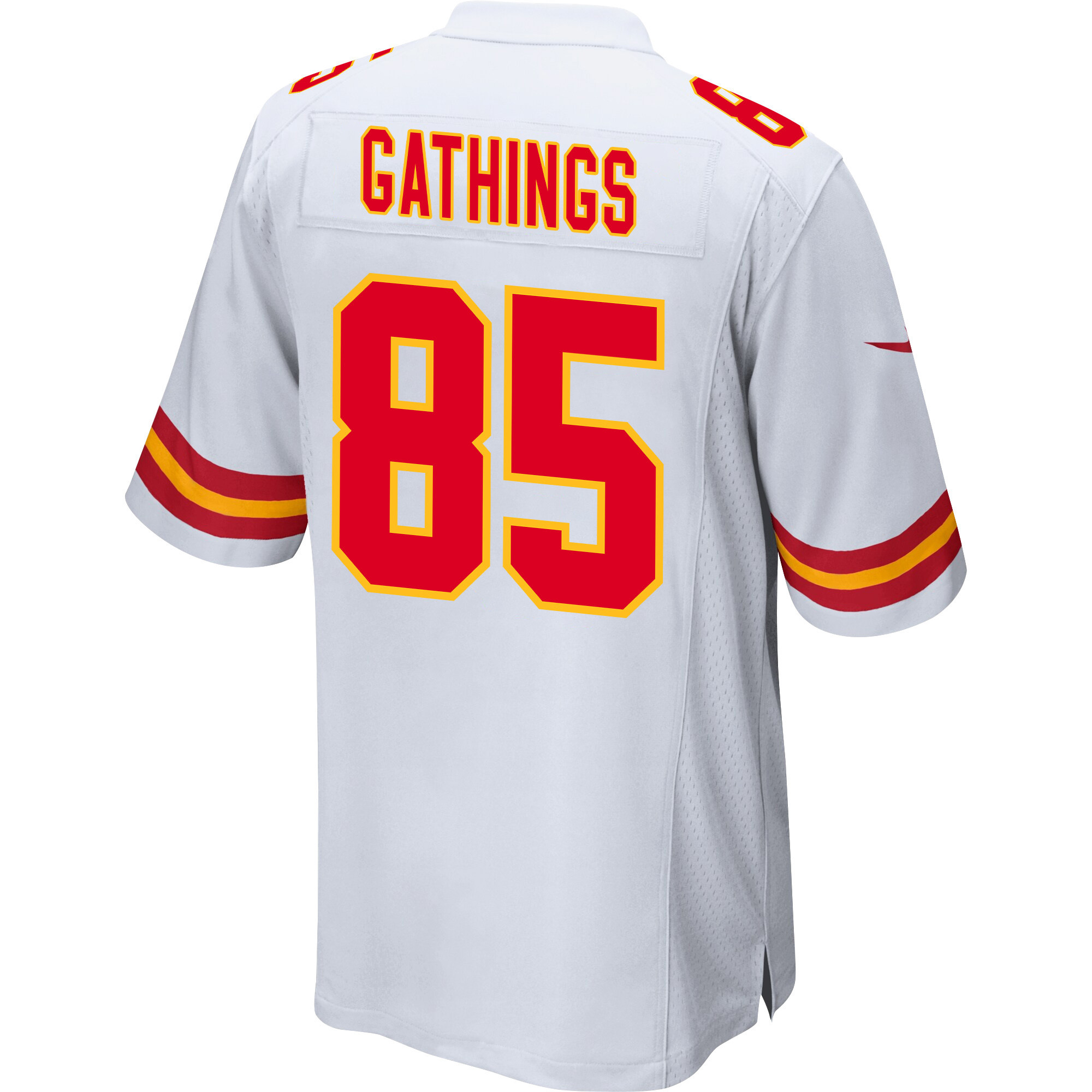 Izaiah Gathings 85 Kansas City Chiefs Super Bowl LVIII Champions 4X Game Men Jersey - White JS8512 Saliibo - Image 3