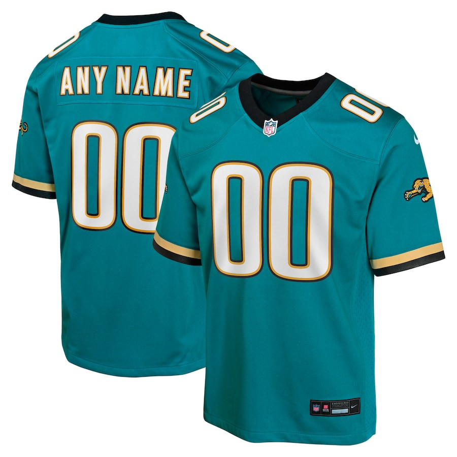 Jacksonville Jaguars Prowler Throwback Player Game YOUTH Custom Jersey - Teal JS9865 Saliibo