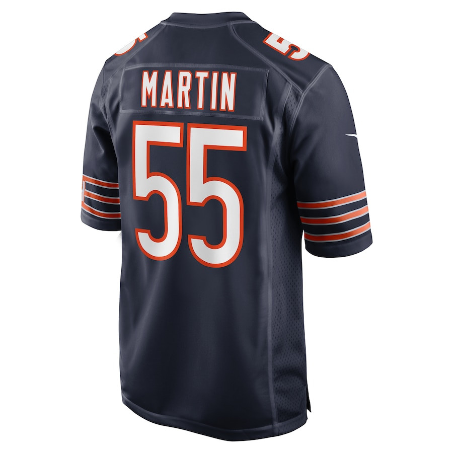 Jacob Martin 55 Chicago Bears Game Men Jersey - Navy JS4039 Saliibo - Image 3