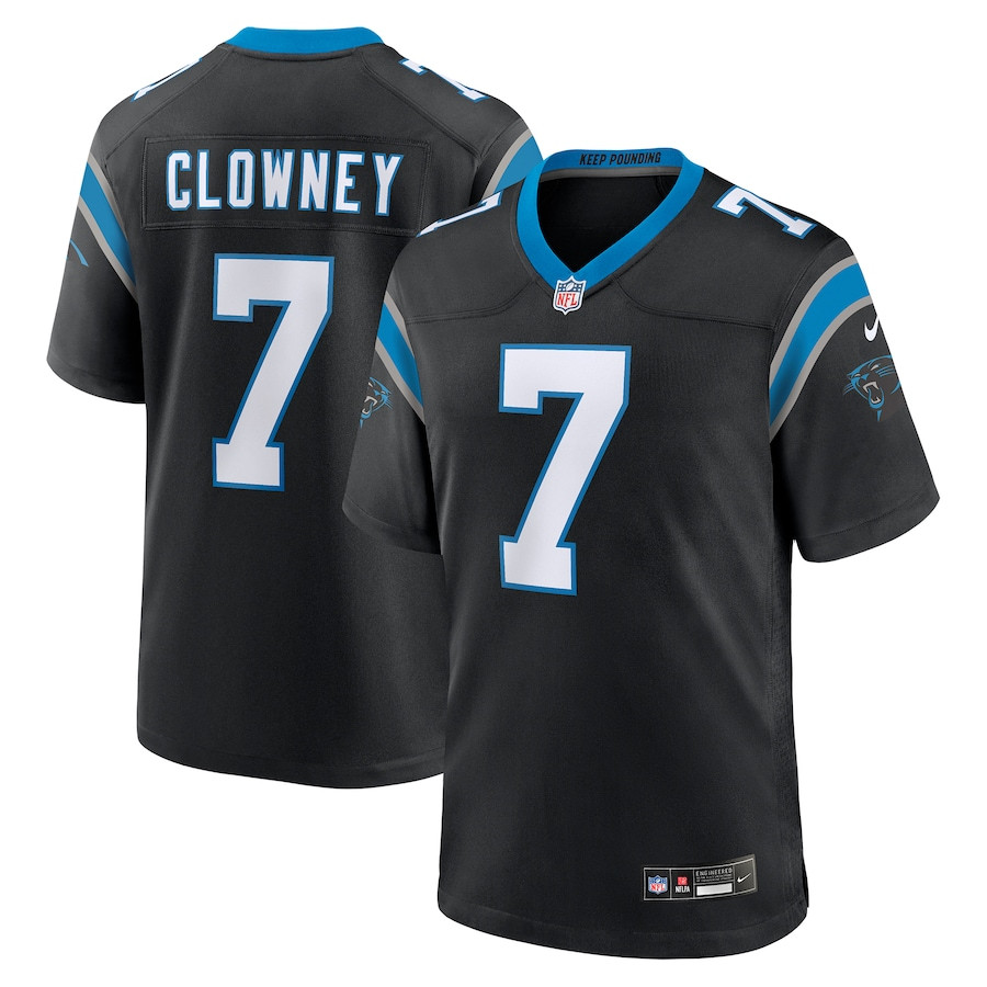 Jadeveon Clowney 7 Carolina Panthers Game Men Jersey - Black JS5278 Saliibo