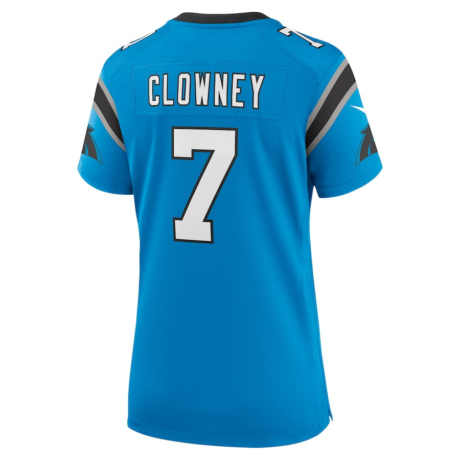 Jadeveon Clowney 7 Carolina Panthers Women's Alternate Game Jersey - Blue JS1190 Saliibo - Image 3