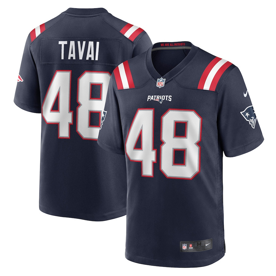 Jahlani Tavai 48 New England Patriots Men Game Jersey - Navy JS1775 Saliibo