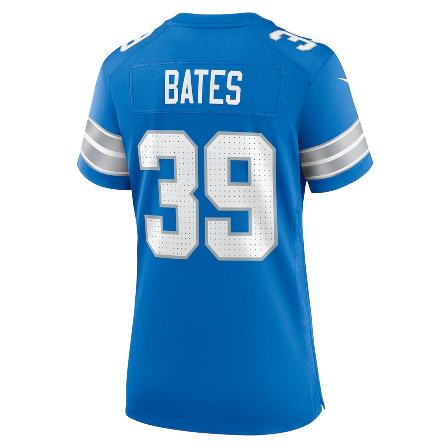 Jake Bates 39 Detroit Lions Women's Team Game Jersey - Blue JS6127 Saliibo - Image 3