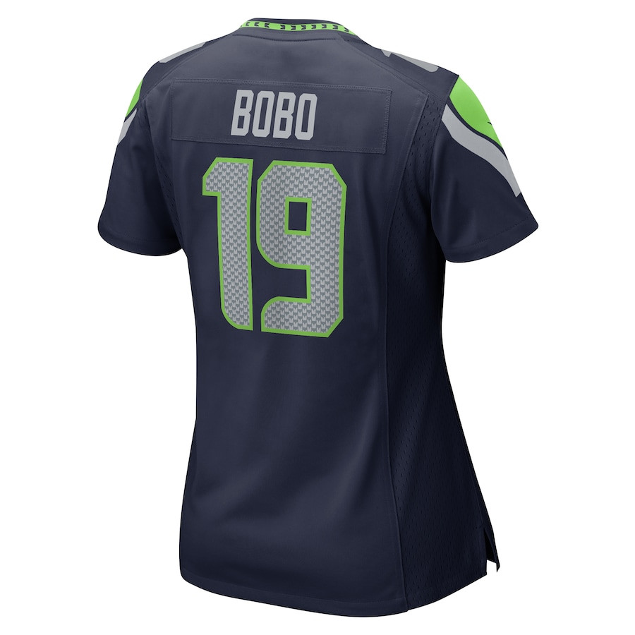 Jake Bobo 19 Seattle Seahawks Women Game Jersey - College Navy JS6620 Saliibo - Image 3