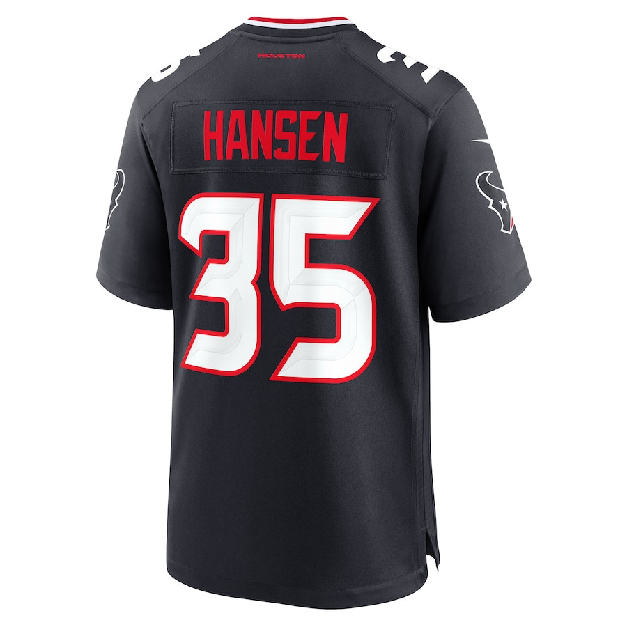 Jake Hansen 35 Houston Texans Team Game Men Jersey - Navy JS1523 Saliibo - Image 3