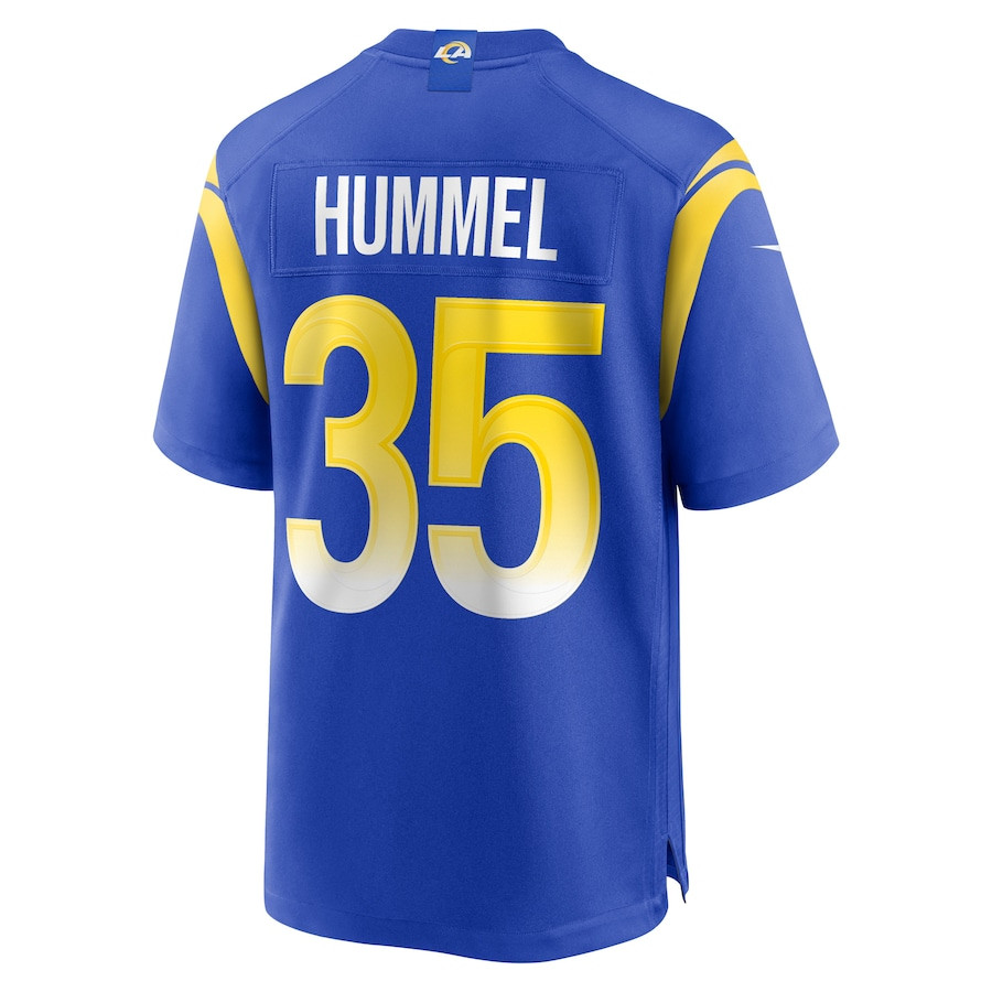 Jake Hummel 35 Los Angeles Rams Game Player Men Jersey - Royal JS9563 Saliibo - Image 3
