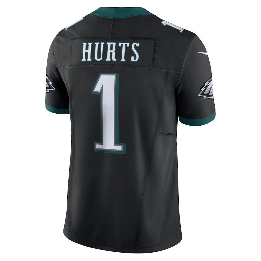 Jalen Hurts 1 Philadelphia Eagles Vapor F.U.S.E. Limited Jersey - Black JS1501 Saliibo - Image 3