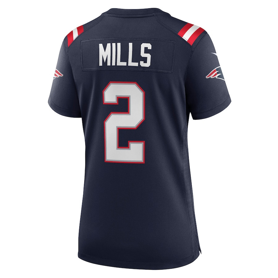 Jalen Mills 2 New England Patriots Women Game Jersey - Navy JS3554 Saliibo - Image 3