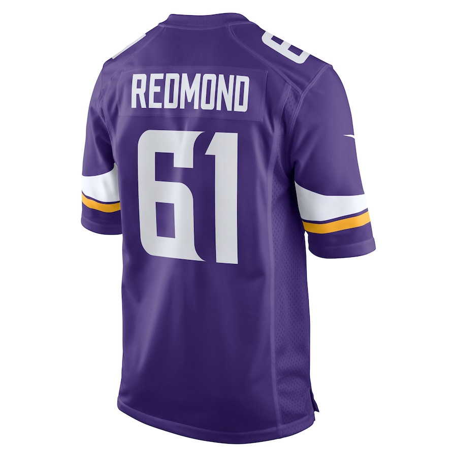 Jalen Redmond 61 Minnesota Vikings Game Men Jersey - Purple JS7497 Saliibo - Image 3