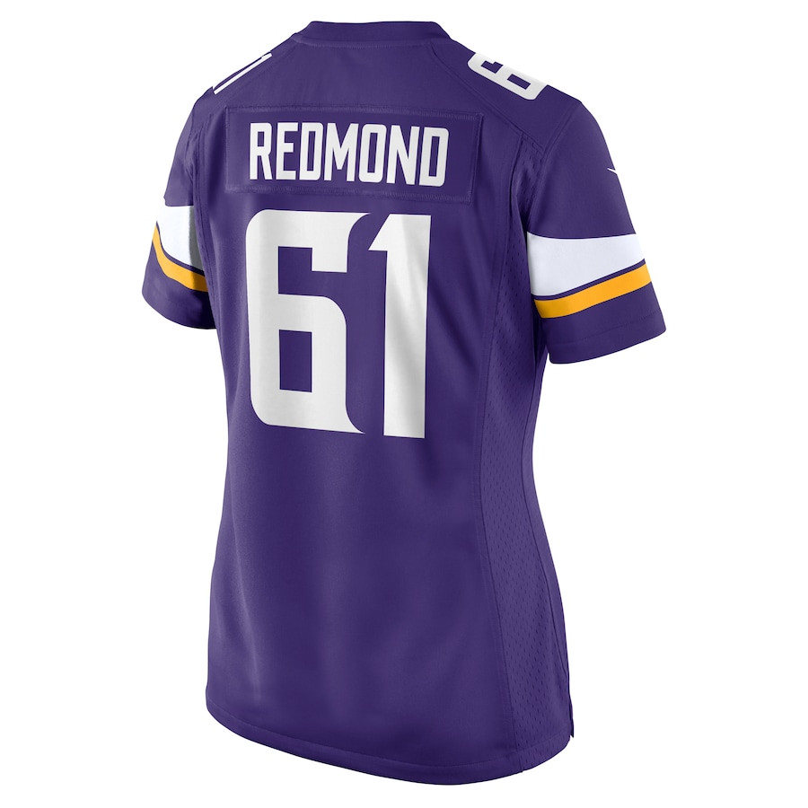 Jalen Redmond 61 Minnesota Vikings Women's Game Jersey - Purple JS1545 Saliibo - Image 3