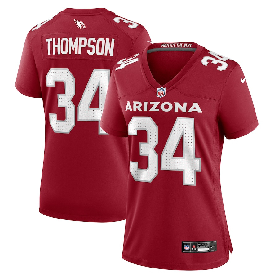 Jalen Thompson 34 Arizona Cardinals Women's Game Jersey - Cardinal JS1447 Saliibo