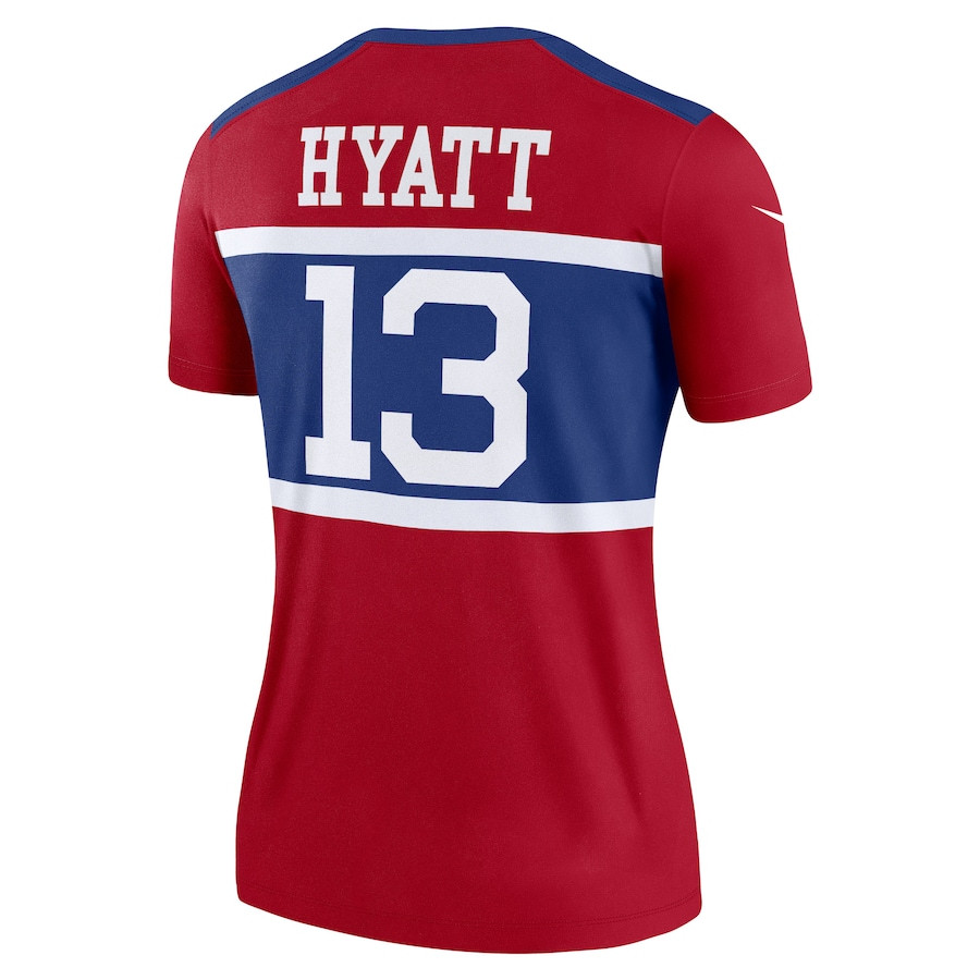 Jalin Hyatt 13 New York Giants Women's Alternate Legend Player Jersey - Century Red JS3096 Saliibo - Image 3