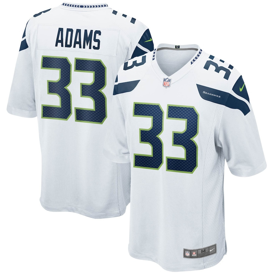 Jamal Adams 33 Seattle Seahawks Men Game Jersey - White JS8206 Saliibo