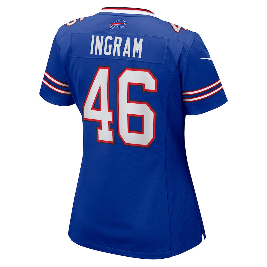 Ja'Marcus Ingram 46 Buffalo Bills Women Game Jersey - Royal JS2838 Saliibo - Image 3
