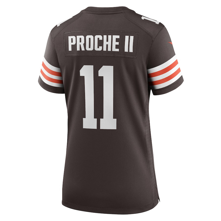 James Proche II 11 Cleveland Browns Game Women Jersey - Brown JS8282 Saliibo - Image 3