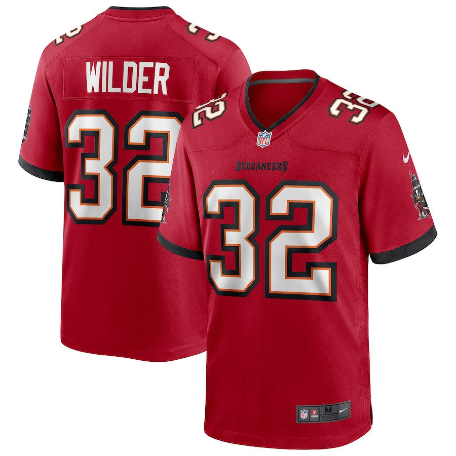 James Wilder 32 Tampa Bay Buccaneers Men Game Retired Jersey - Red JS4106 Saliibo