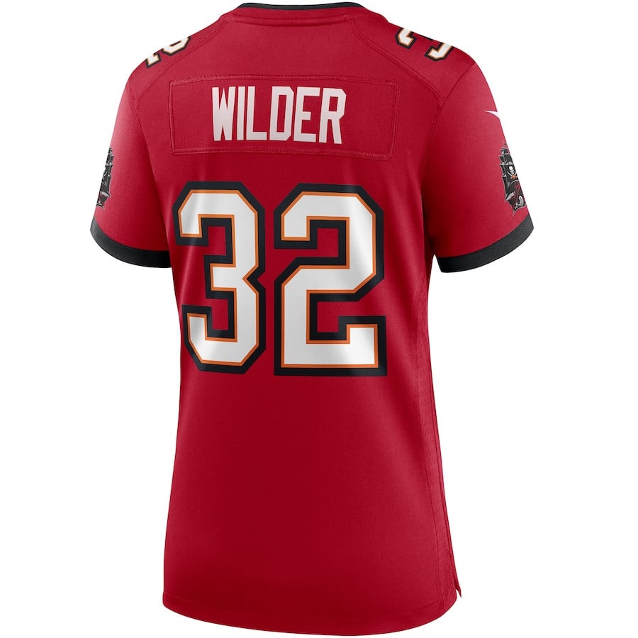 James Wilder 32 Tampa Bay Buccaneers Women Game Retired Jersey - Red JS6149 Saliibo - Image 3
