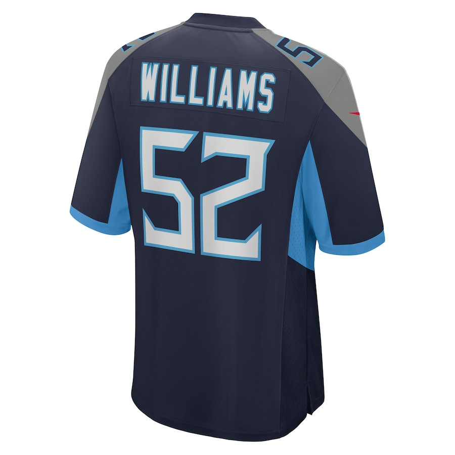 James Williams 52 Tennessee Titans Game Men Jersey - Navy JS2000 Saliibo - Image 3
