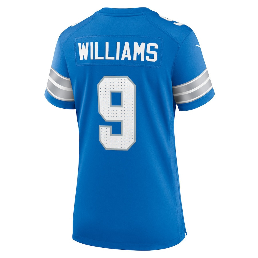 Jameson Williams #9 Detroit Lions Super Bowl LIX Women's Jersey - Blue JS4071 Saliibo - Image 3