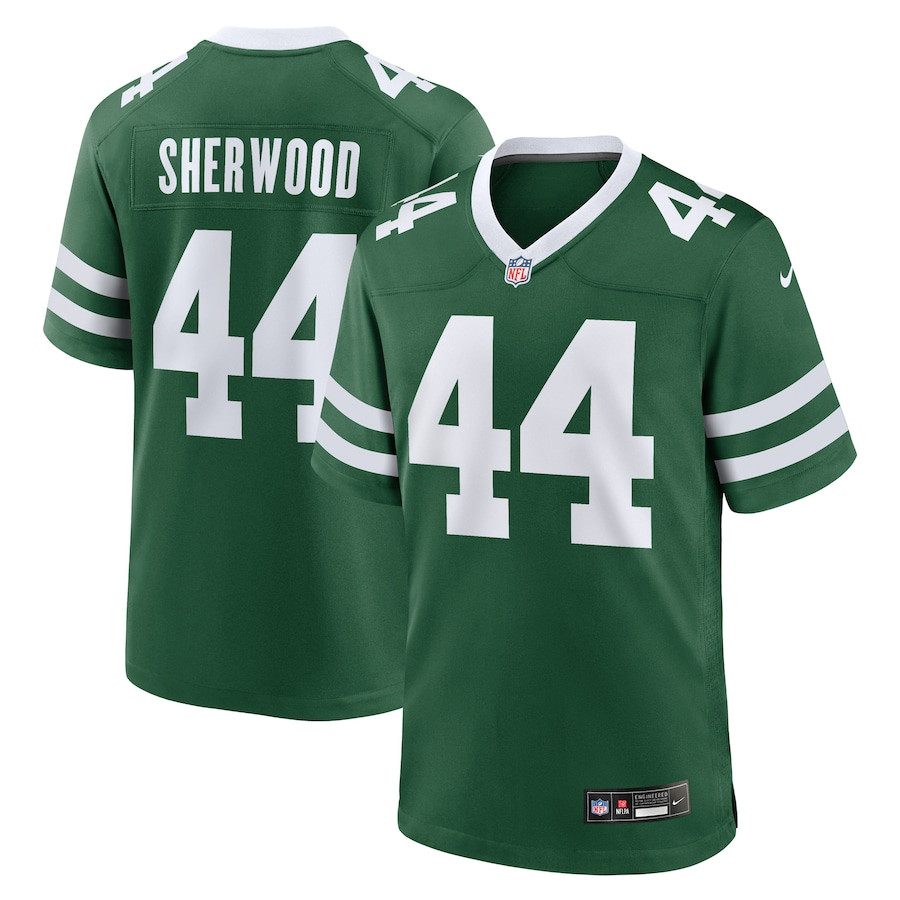 Jamien Sherwood 44 New York Jets Team Game Men Jersey - Legacy Green JS7332 Saliibo