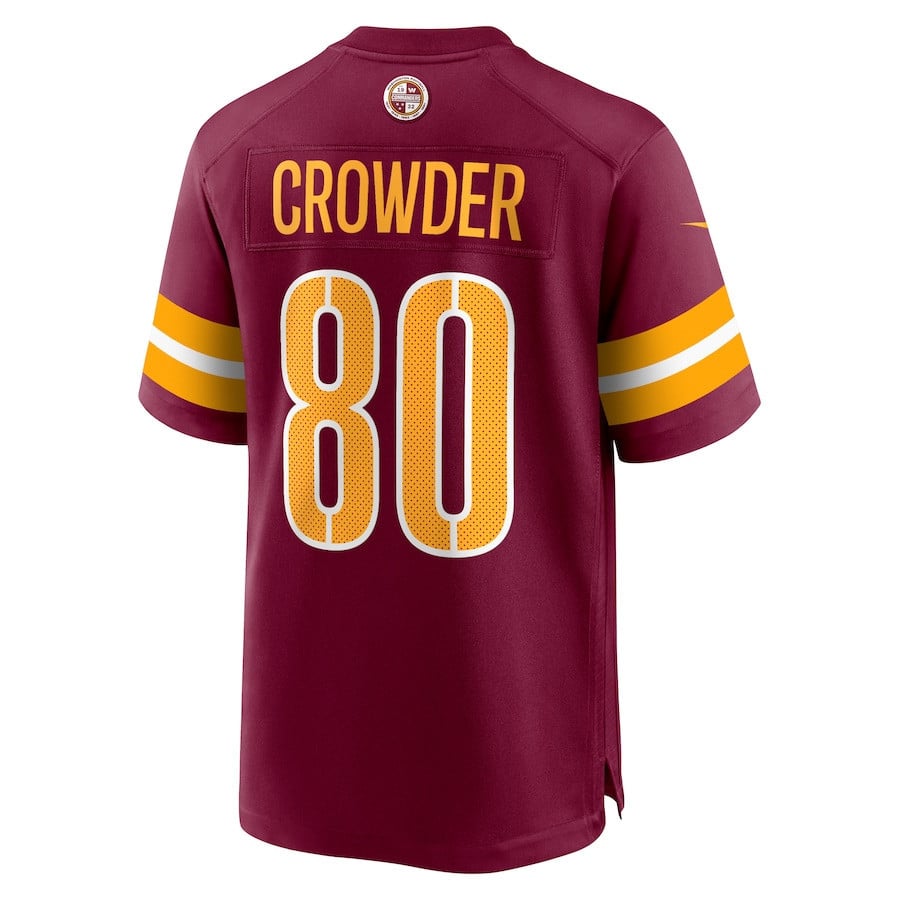 Jamison Crowder #80 Washington Commanders Super Bowl LIX Jersey - Men's - Burgundy JS2821 Saliibo - Image 3