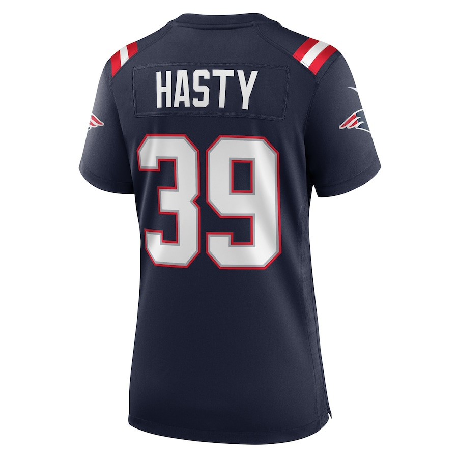 Jamycal Hasty 39 New England Patriots Game Women Jersey - Navy JS8447 Saliibo - Image 3